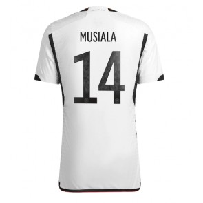 Njemačka Jamal Musiala #14 Domaci Dres SP 2022 Kratak Rukavima